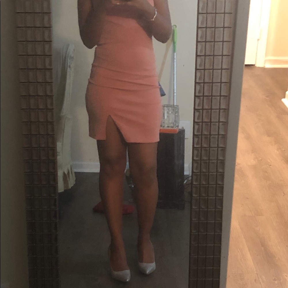 Forever 22 dusty rose blush pink color dress